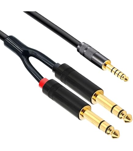 Amazon.co.jp: ONKODO 2534 Yケーブル (4.4mm5極 - TRSオス×2) 0.75m
